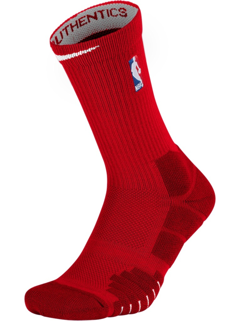 NWT Nike NBA Authentics Quick Elite Crew Socks - Men's 2XL, Red - 2 Pack